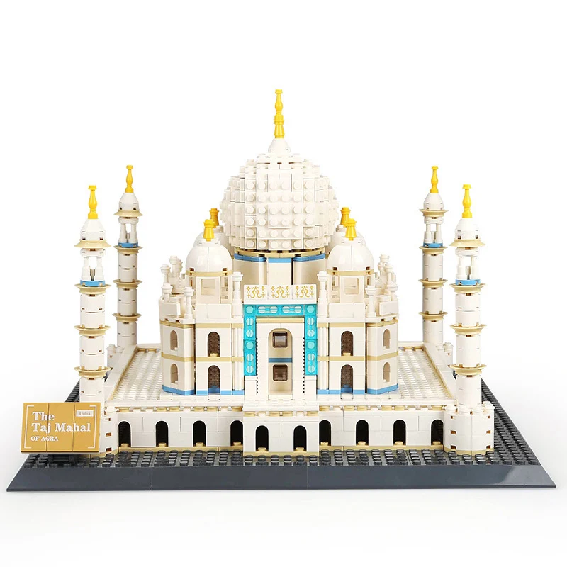 5211 no box Wange City совместимая архитектура Taj Mahal Лондон Париж Город Строительство Моста блоки детей собрать Кирпичи Игрушки - Цвет: 5211 no box