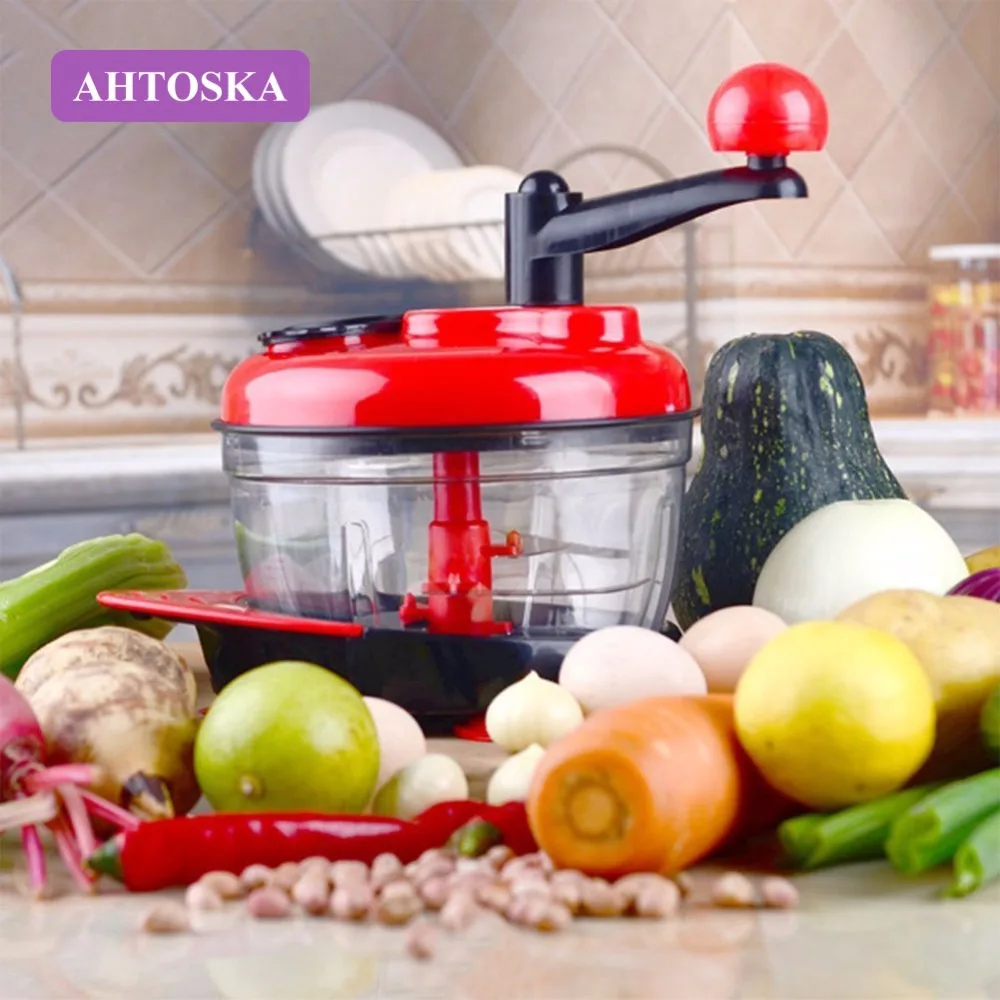 AHTOSKA Многофункциональный Кухни Инструмент Мясорубки Измельчитель Овощей Яйца Блендер Шредер Мешалка Инструмент Для Измельчения Мяса И Овощи Тёрки Инструменты Для Фруктов И Овощей