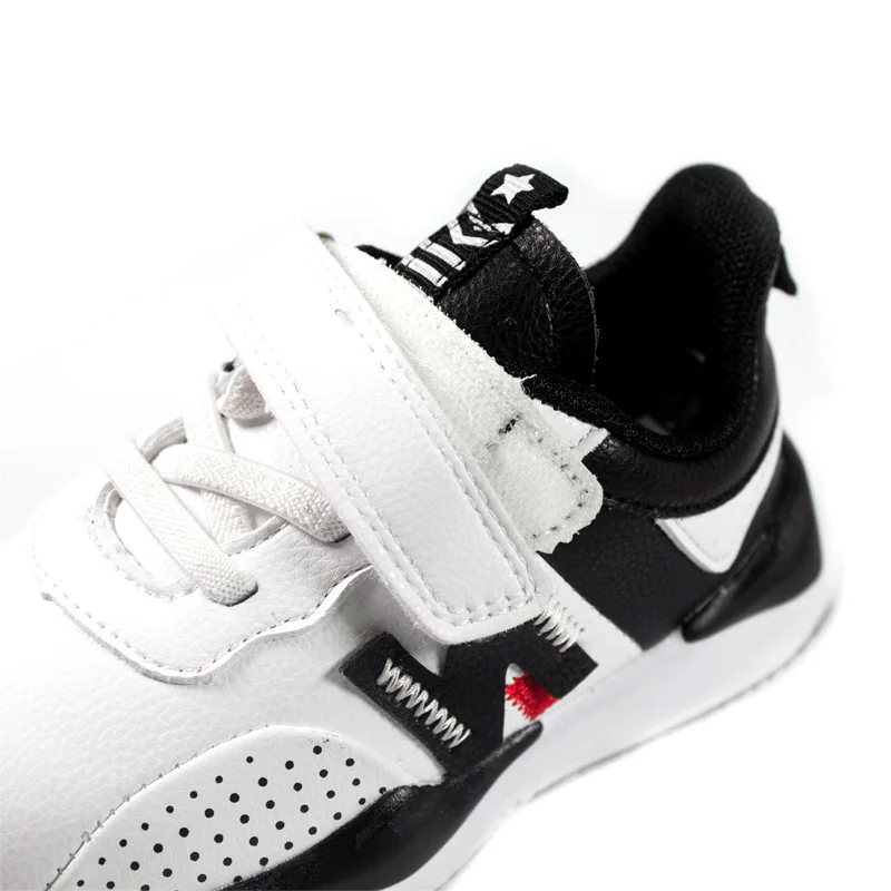 Bdkids Toddler Fashion Sneakers Kids 2018 Children For Boys White And Black Breathable Mesh Hook Loop Eva 162D | Детская одежда и