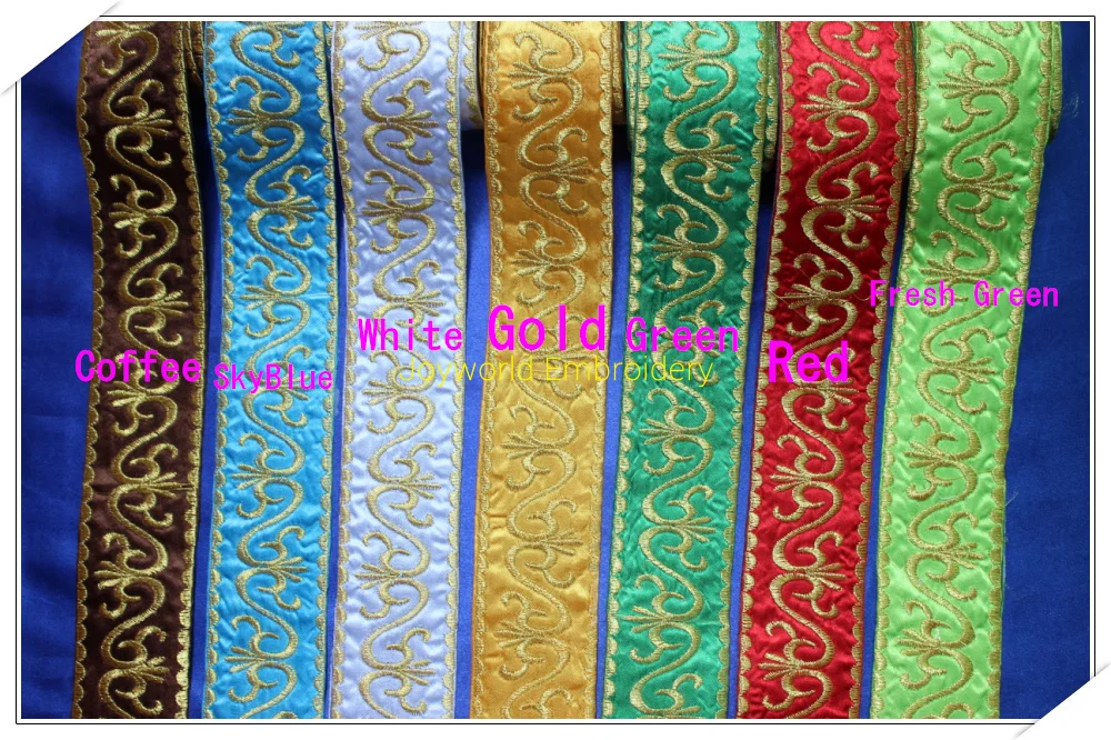 2 дюйма золотая тесьма с аппликацией кружевная лента железная кожа черный атлас 5