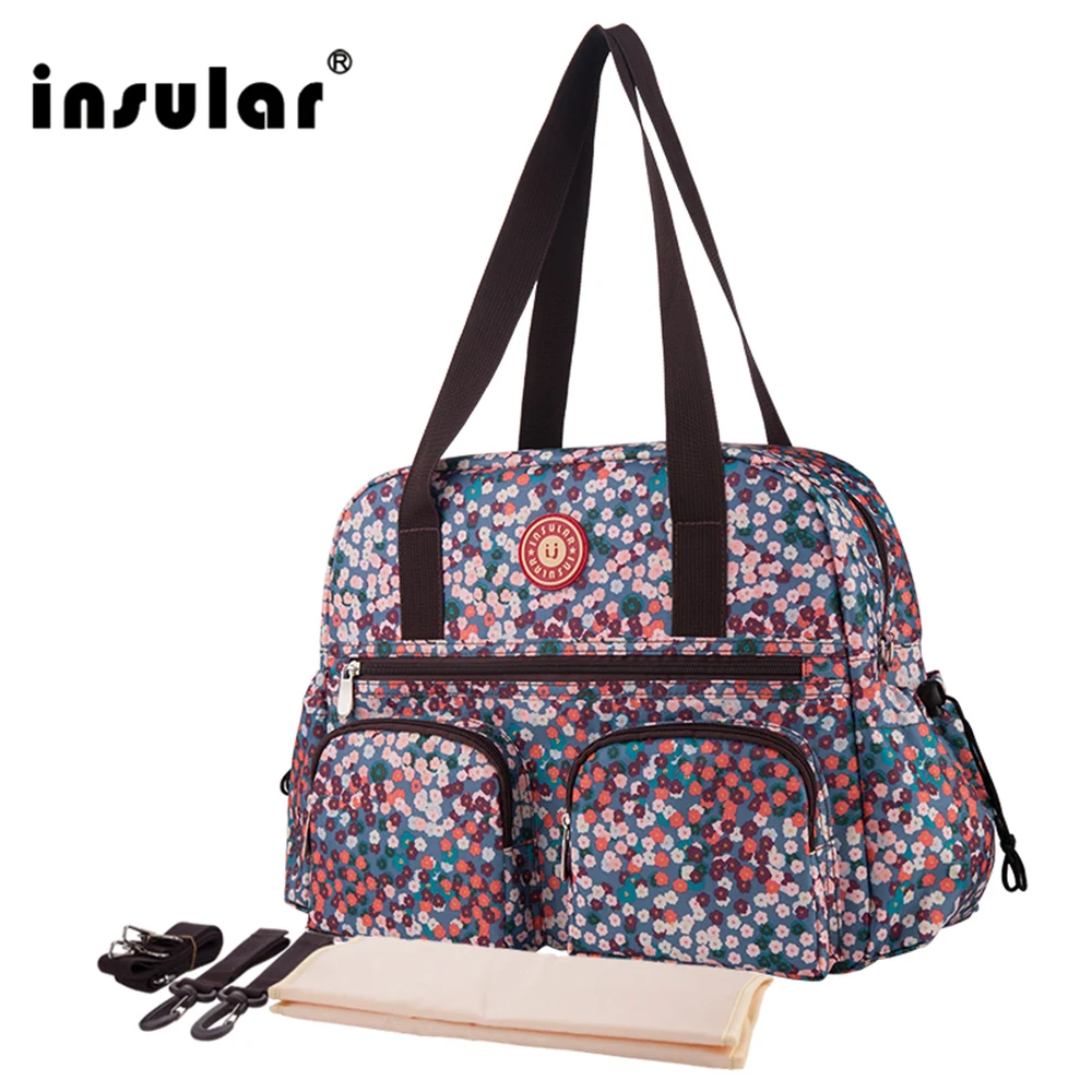 Insular/новый стиль Сумка для детских подгузников с принтом Высококачественная