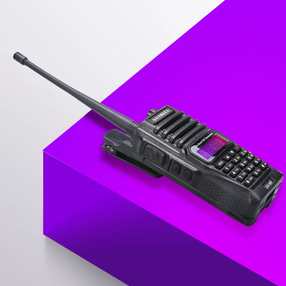 ANYSECU UV-9R Plus Водонепроницаемый рация Ручной UHF VHF Двухдиапазонный IP67 HF UV трансивер 9R портативный Ham Radop