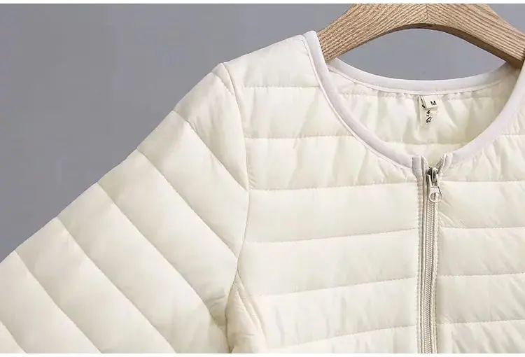 NewBang 5XL 6XL размера плюс легкое хлопковое пальто женское зимнее теплое пальто без воротника на молнии тонкие куртки