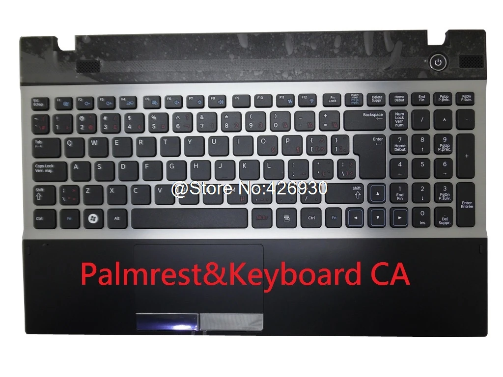 Canada CA Подставка для ноутбука и клавиатура для samsung 300V5A 305V5A английский США Россия RU Arabia AR скандинавский NE Канада CA тачпад чехол - Цвет: Canada CA