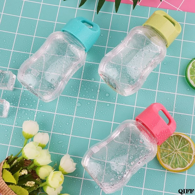 200 мл пластиковая бутылка для воды симпатичная мини детей портативная