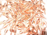 100pcs 40a electrodes cutting consumables for cut30 40 50 pt 31 pt31 air plasma cutter consumable free ship