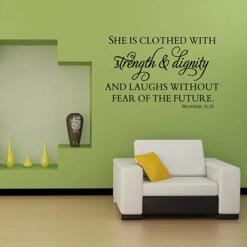 Христос Библия Цитировать Главная Наклейка стены Стикеры Семья Happy Благослови