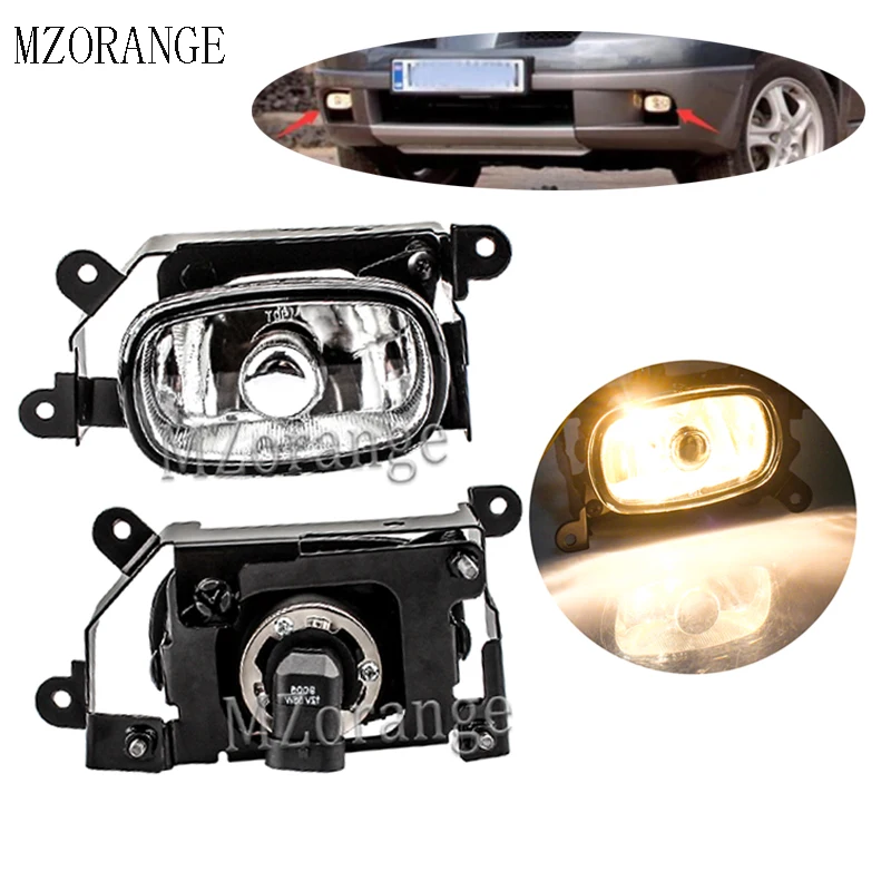 MZORANGE 55 Вт туман светильник светодиодный светильник тумана для Mitsubishi Outlander 2003 2004 2005-2007 противотуманная фара переднего бампера Туман светильник галогенная лампа 1/2 шт