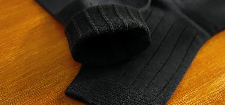 Зимние носки мужские классические одноцветные Длинные повседневные массажные