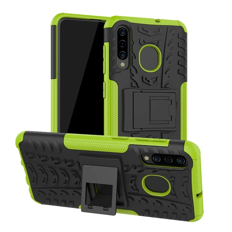 Rugged Hybrid Armor Case For Samsung Galaxy A20 A30 A40 A50 A60 A70 Hard Stand Silicone M10 M20 M30 Phone Cover |