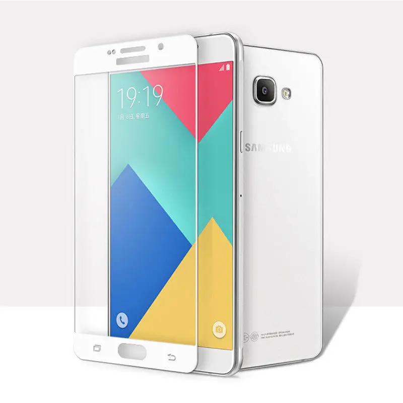 Защитное стекло с полным покрытием экрана закаленное для Samsung Galaxy S7 S6 A3 A5 A7 2016 2017 J3
