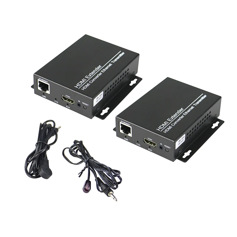 Hdmi удлинитель с ик 120 м через Cat5/Cat5e/Cat6 Rj45 LAN ethernet поддержка 1080p HDMI разветвитель