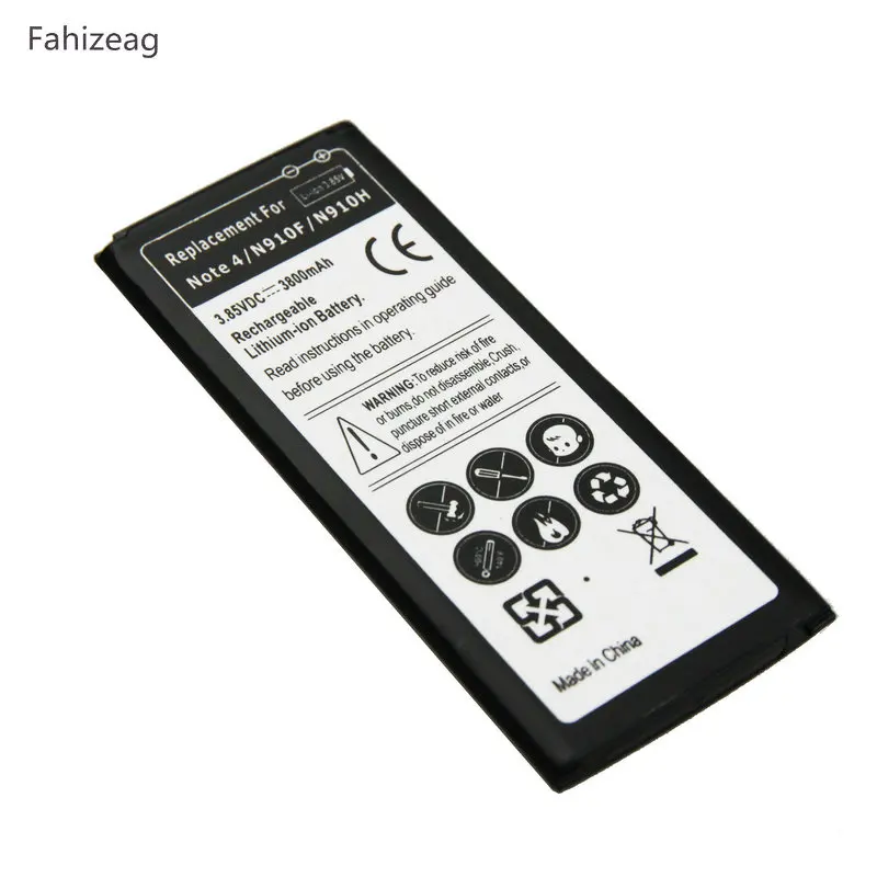 Fahizeag EB BN910BBE запасная батарея + настенное зарядное устройство для Samsung Galaxy Note 4 Note4