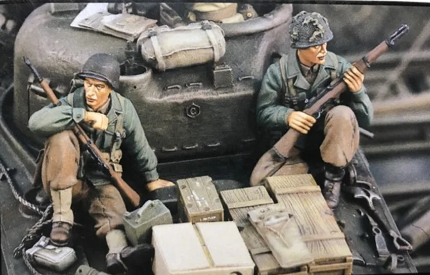 1/35 модельная фигурка из смолы комплект нераскрашенный 00601 | Игрушки и хобби
