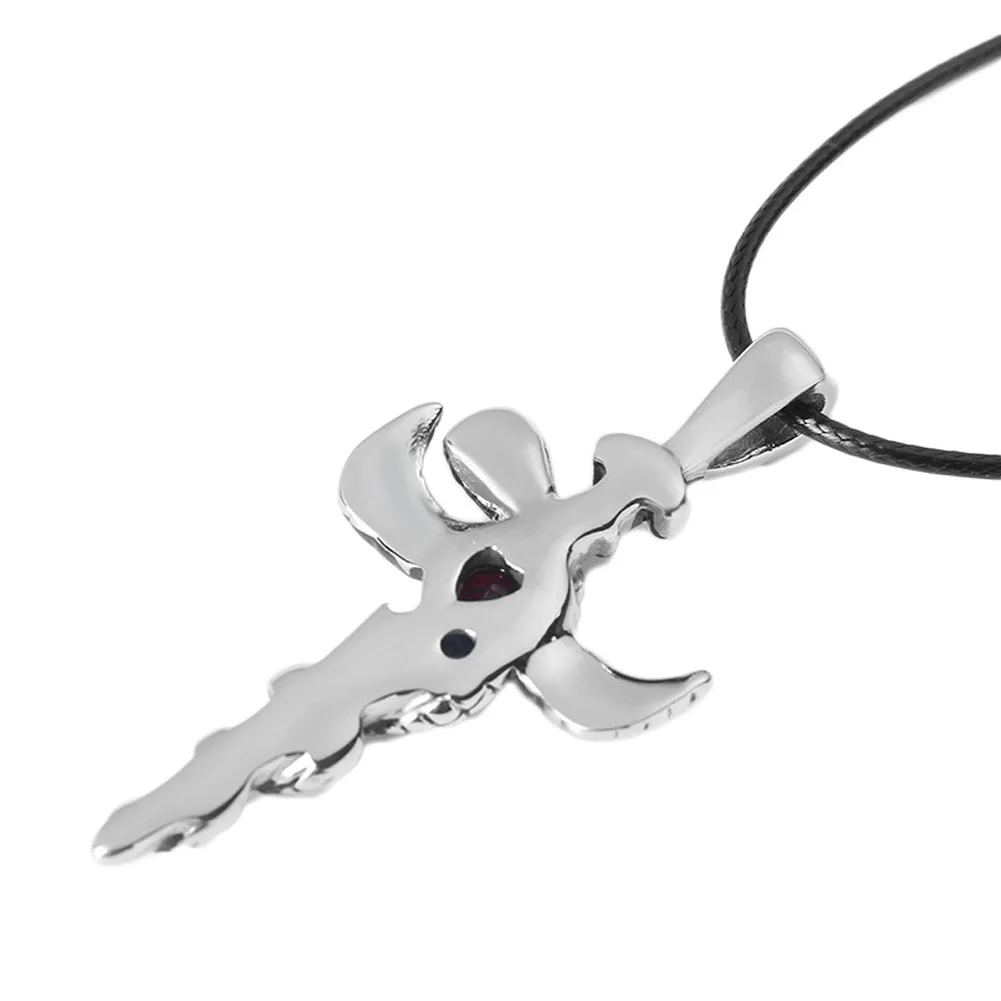 

Cute Dragon Sword cross Pendant Men Necklaces Novelty Charm Grateful Personality