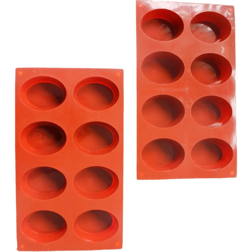 Форма для торта форма мыла 8 эллипса овальная силиконовая конфет шоколада|mould