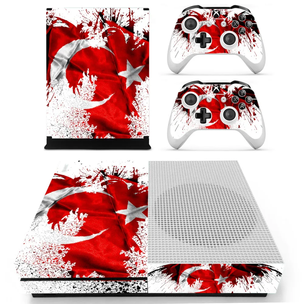 Наклейка для Microsoft Xbox One S и 2 контроллера Виниловая наклейка кожи турецкий