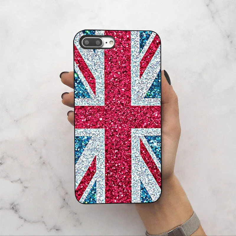 Мягкий силиконовый чехол из ТПУ с британским флагом для iphone XSmax XR XS X 7 7plus 8 6 6s 5