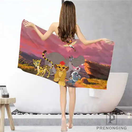 Face or Bath Towel На заказ lion_king_(1) тряпка для ванной комнаты полотенце s полотенце для лица/банное полотенце для душа Размер s 33x74 см/72x143 см#18-12-16-03-138 - Цвет: Face or Bath Towel