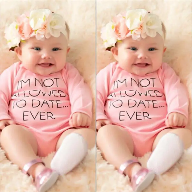 Новинка 2017 года Модная одежда для новорожденных милая Одежда маленьких девочек