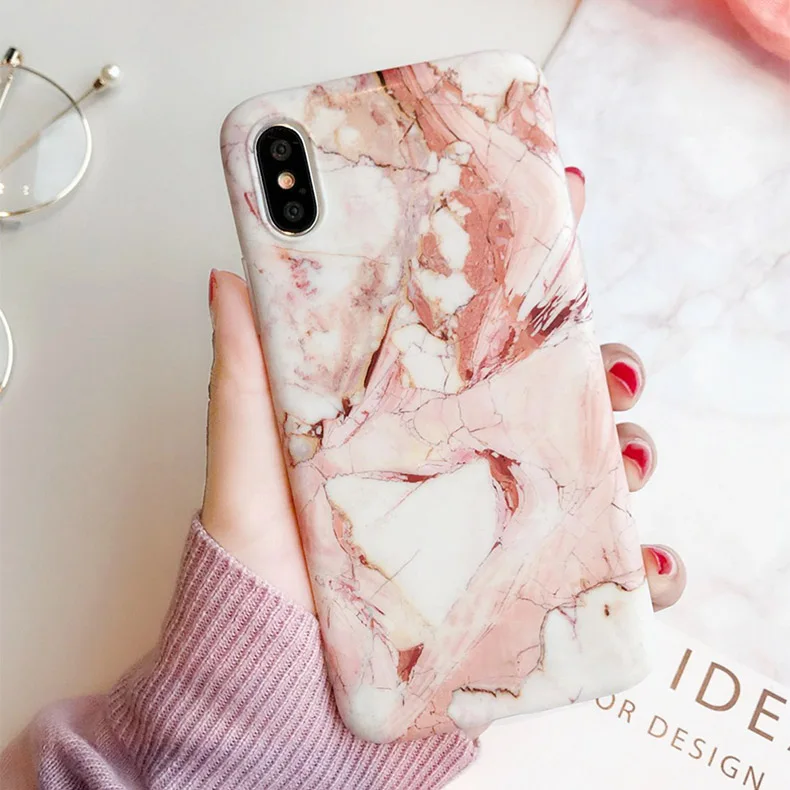 Kerzzil винтажный мраморный чехол для iPhone 11 Pro X XR XS Max 7 8 Plus, Мягкий ТПУ силиконовый чехол s для iPhone 8 7 6 6S Plus