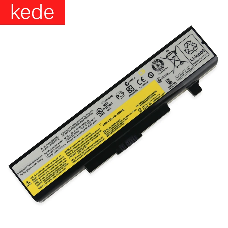 Kede ноутбук аккумулятор для Lenovo IdeaPad G400 G500 G580 Z480 G485 G585 Z485 Y480 G410 G510 G480 10,8 V 48Wh 4400 мА-ч