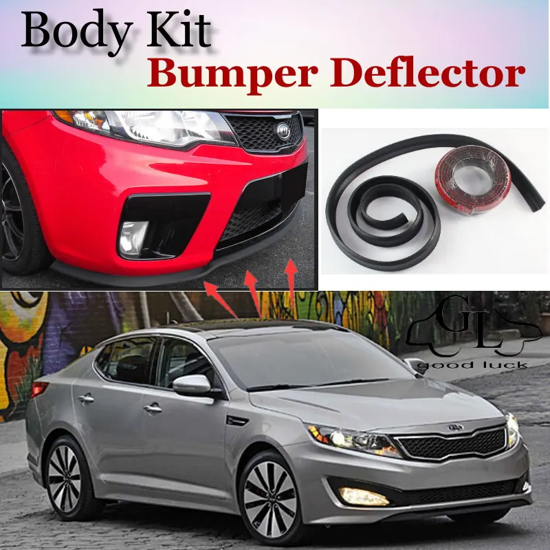 Дефлектор бампера для KIA K5 Lotze Advance Innovation Оптима Реал/маджентис передний спойлер