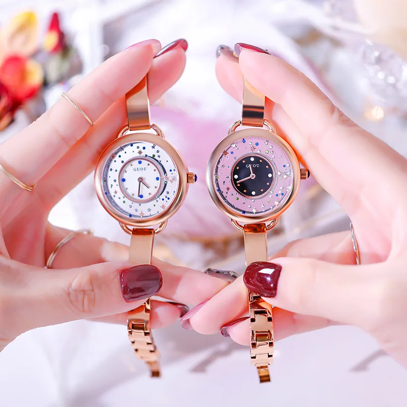 Top Brand Luxury Women Watches Ladies Starry Sky Watch Elegant Diamond Female Quartz Wristwatches relogio feminino zegarek damsk