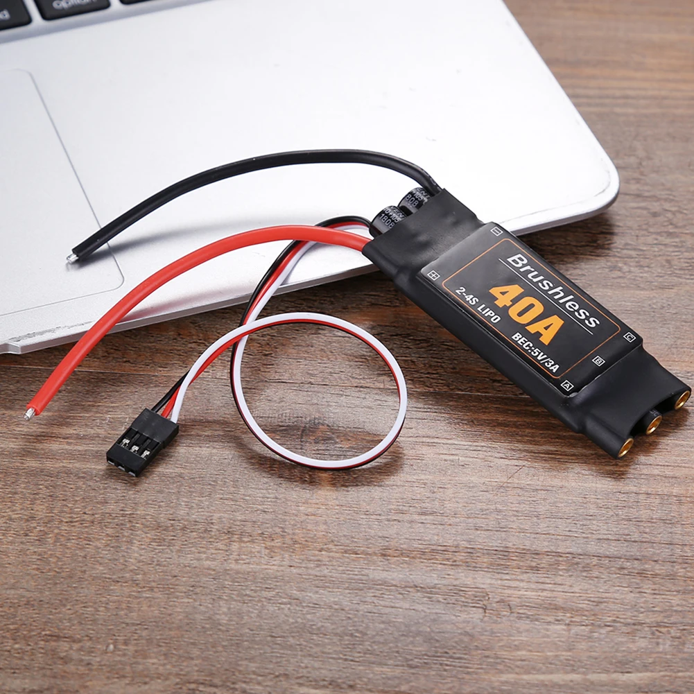 Бесщеточный Дрон 40A ESC части для самолетов аксессуары контроллер скорости