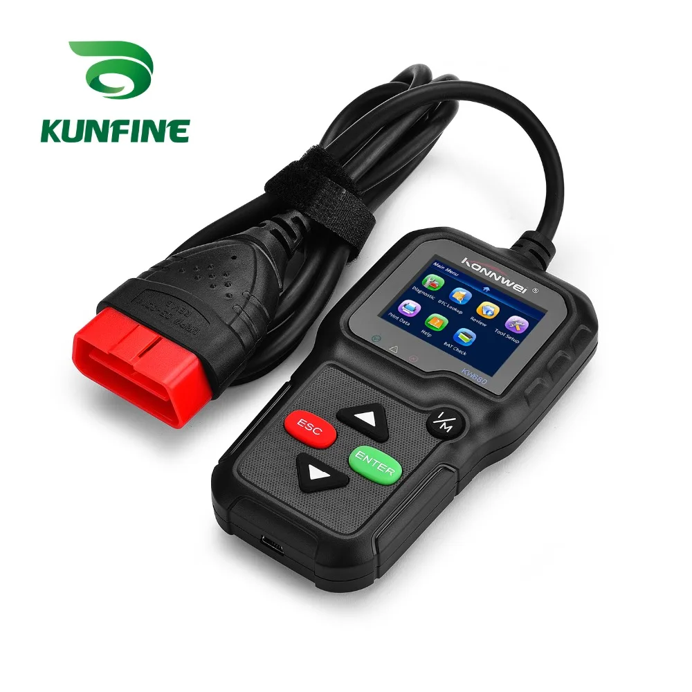 Автомобильный диагностический сканер KW680 полнофункциональный OBD2 Автосканер