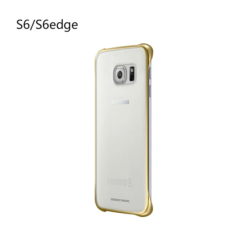 100% Оригинальный чехол для Samsung S7 S6 Edge прозрачный защитный Ультратонкий samsung s7