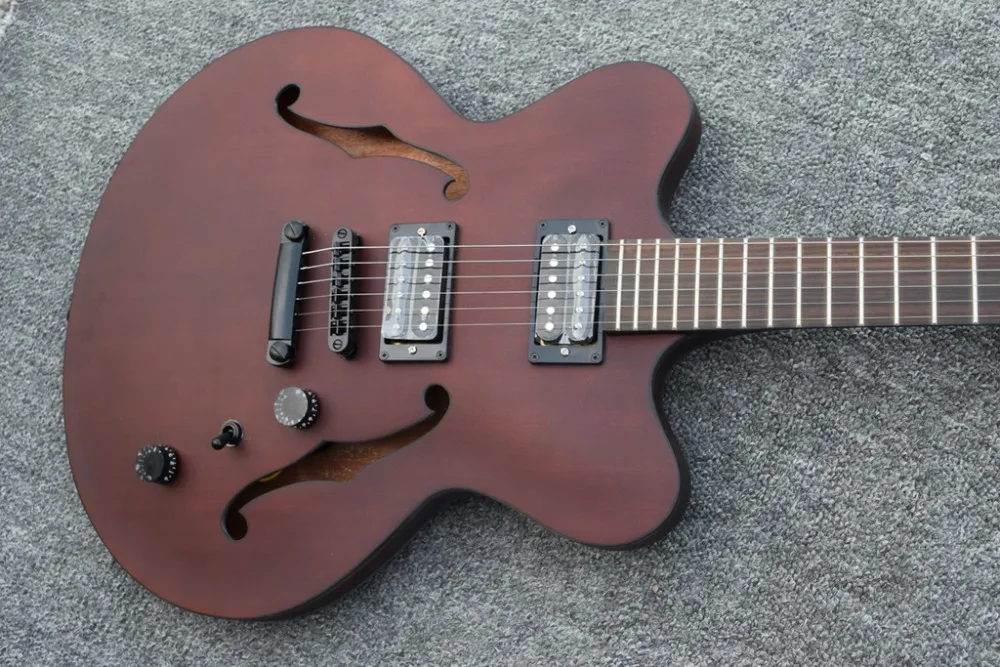 Новинка 2019 Заводская и атласная гитара Hofner jazz с полым корпусом тонкая