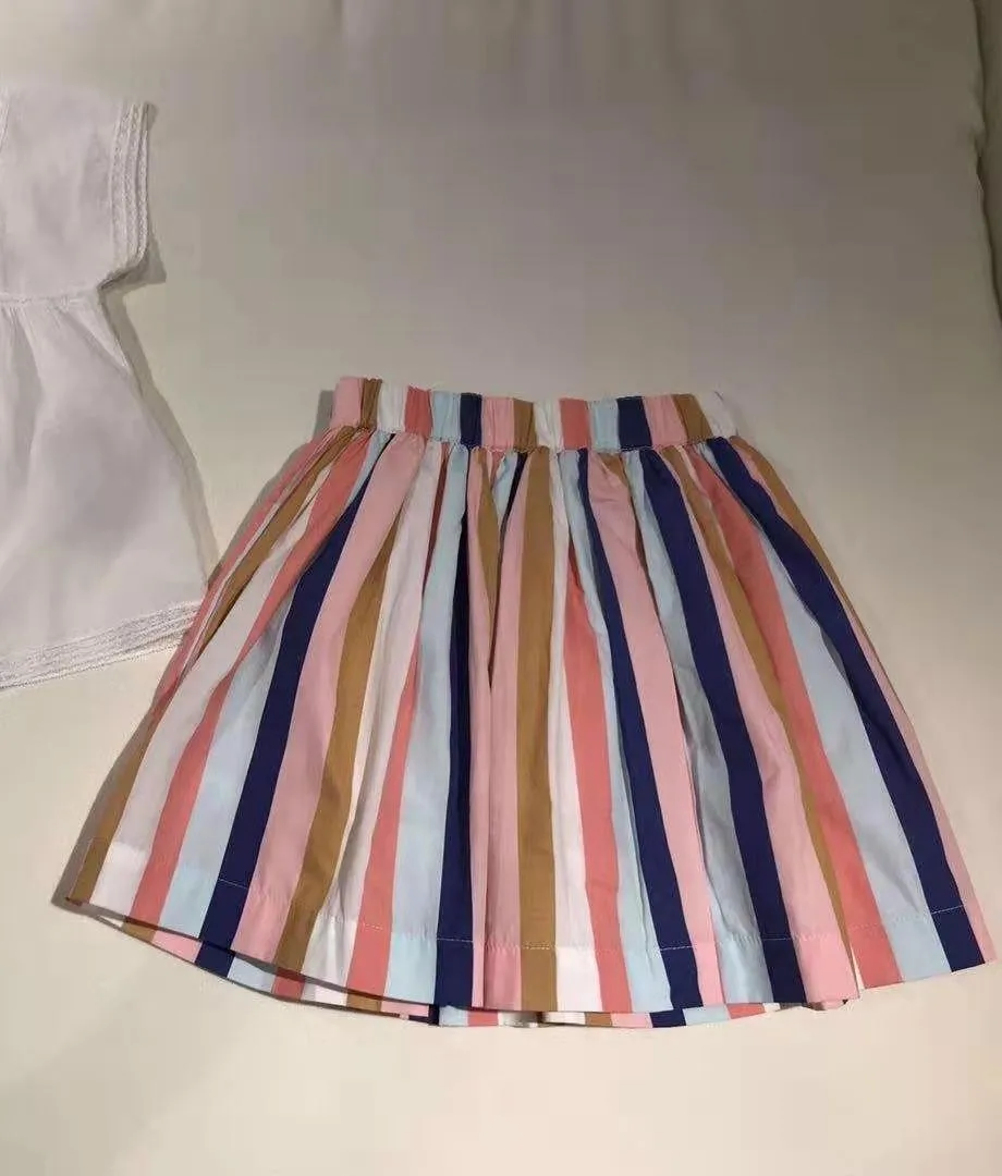 

summer girls skirts striped toddler baby girls skirt