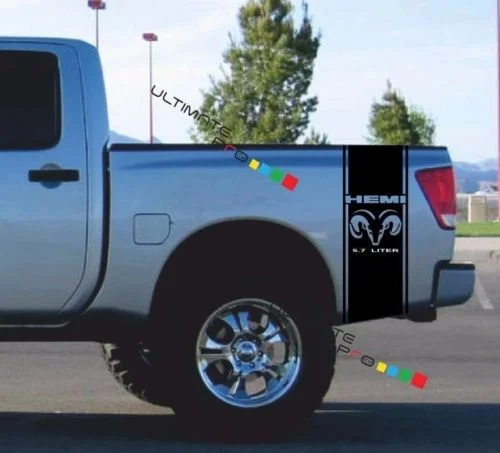 Для 1 комплекта/2 шт грузовик кровать автомобиля полоса для Dodge Hemi turbo Ram 2500 3500 5 7 L