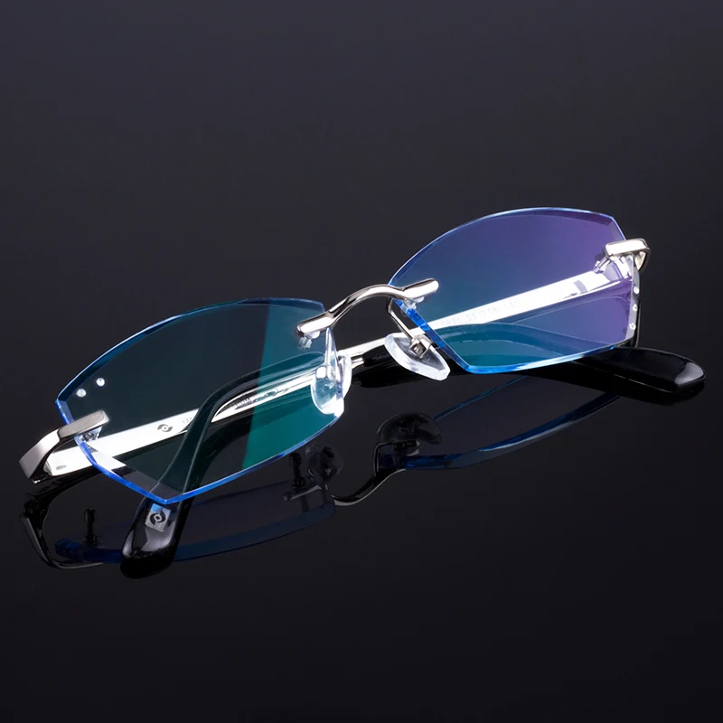 Экстравагантная мужская оправа для очков из титанового сплава Женская без