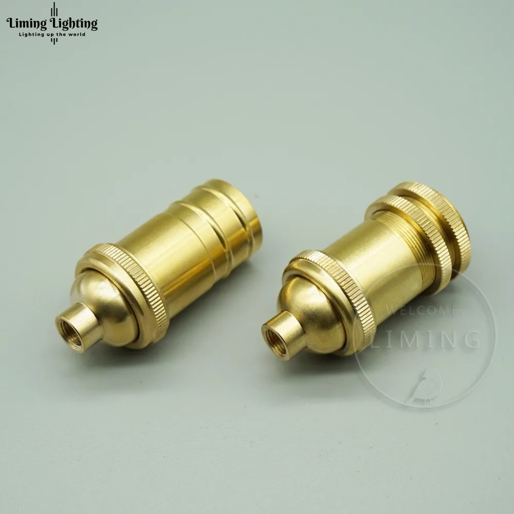 

1 Piece Of E14 Brass Vintage Lampholder E14 Brass copper Lamp Base Retro Edison Bulb Holder Candle Light Socket