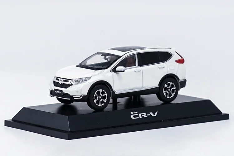 1:43 Honda CR V 2017 белая модель автомобиля горячая Распродажа CRV V|diecast models|alloy toy carcar miniature