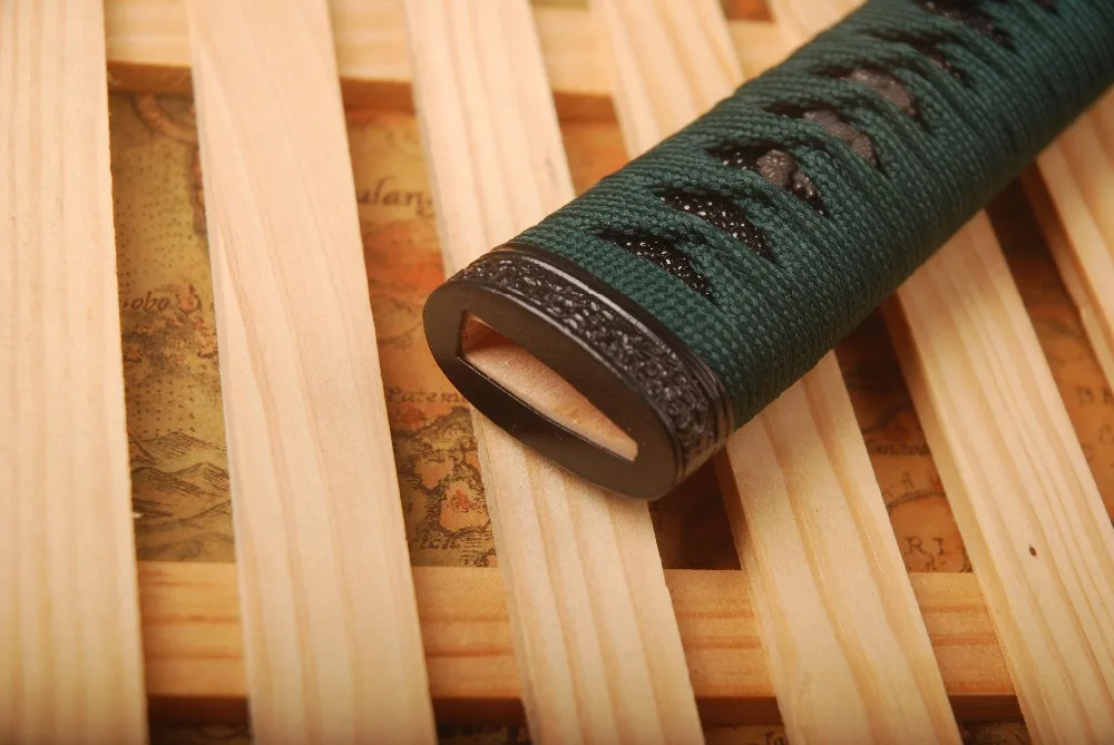 Специальный японский самурайский Катана ручка Tsuka тонкий меч подходит темно