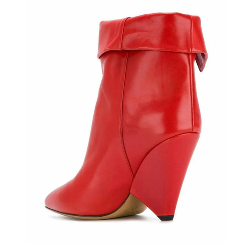 Buono Scarpe/ботильоны на высоком тонком каблуке с острым носком без застежки; модные брендовые дизайнерские короткие однотонные женские ботинки; botas Mujer