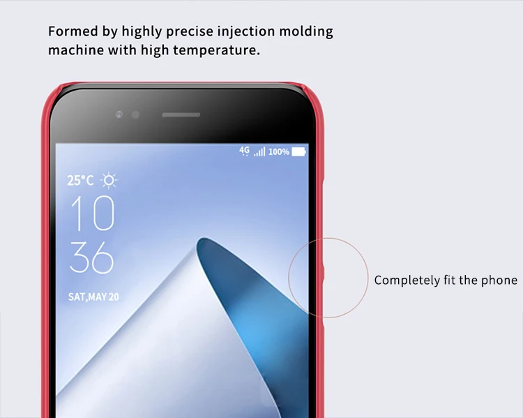 Чехол для Asus Zenfone 4 ZE554KL, чехол для Asus Zenfone 4 ZE554KL, чехол NILLKIN, суперматовый защитный чехол, Жесткий Чехол