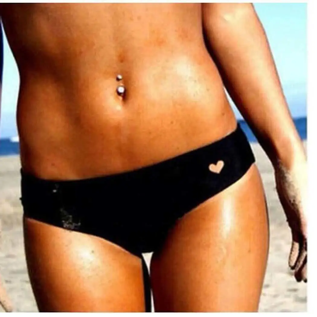 Женские повседневные с полым сердцем однотонные низкие черные выше колена мини