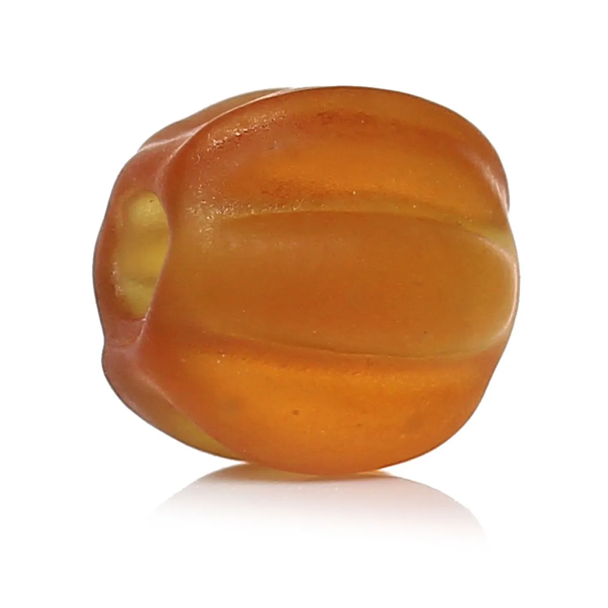 DoreenBeads стеклянные бусины в виде тыквы матовые около 8 мм (3/8 &quot) x (3/8&quot) отверстие: