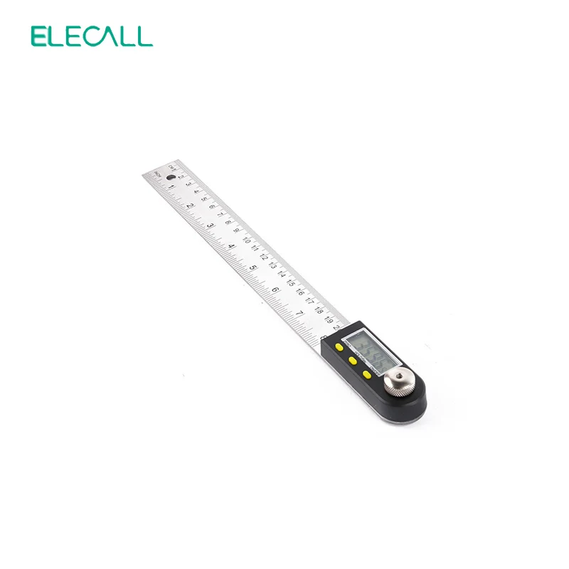 ELECALL 200 мм Цифровой угломер и уровень гониометра измерительный инструмент из