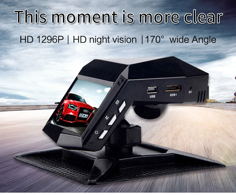 Dash Camera 2 &quotэкран NOVATEK чипсет Full HD 1080P 60fps широкоугольный Автомобильный