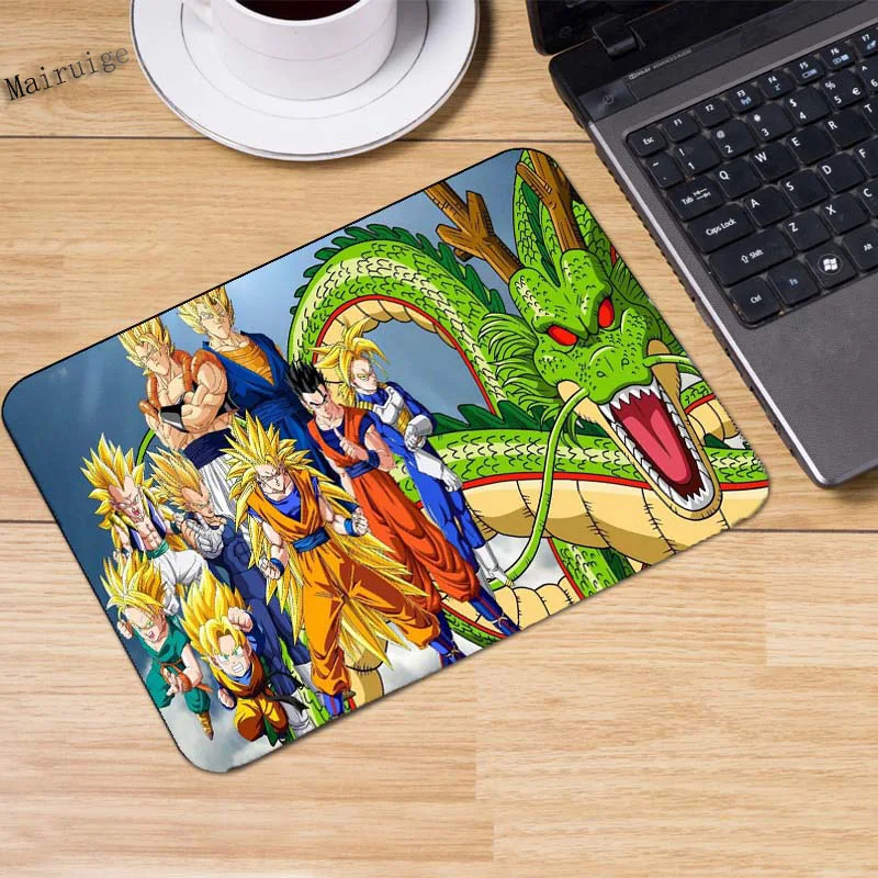 Mairuige Dragon ball z goku резиновый, мягкий, для игр нескользящий износостойкий коврик для мыши коврик 220*180*2 мм как стильный офисный аксессуар и