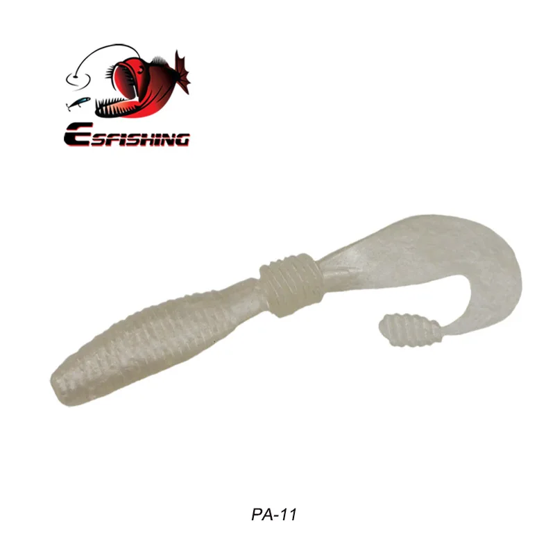 PA11 Esfishing приманка счетчик запаха Grub 100 мм 7,8 г рыболовные приманки Мягкая приманка воблер снасть Карп медленно джиггинг приманка форель, щука - Цвет: PA11