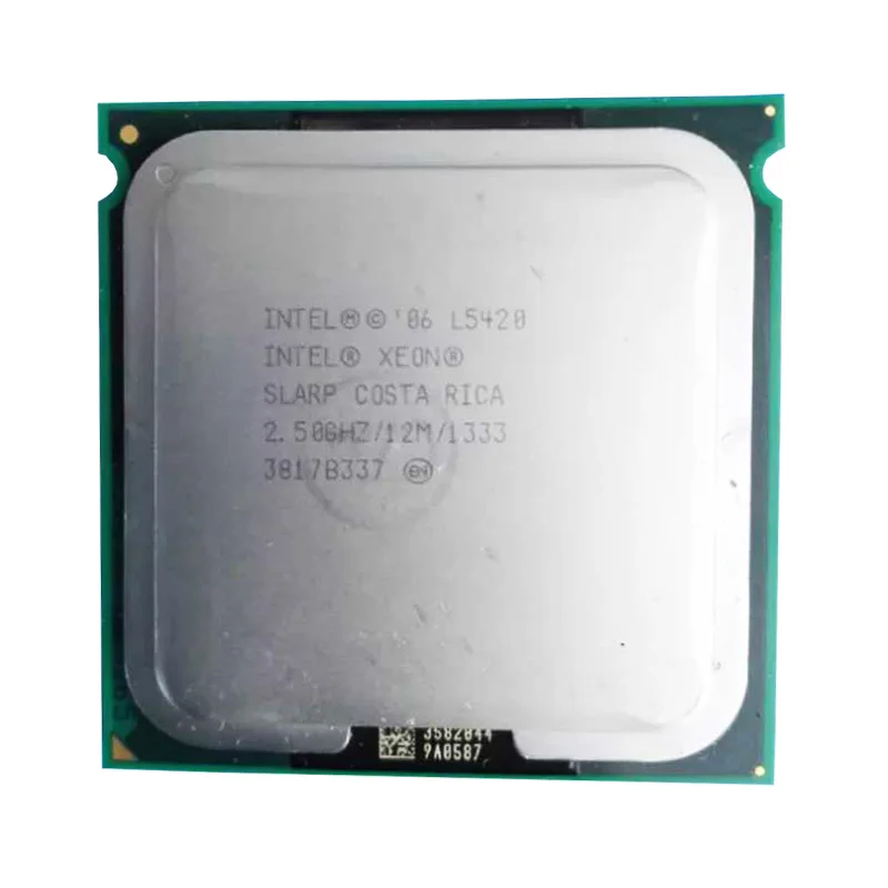 Процессор XEON l5420 2,5 ГГц/кэш L2 50 Вт 12 МБ/четырехъядерный/FSB 1333 МГц/серверный Процессор работает на некоторых 775 разъемах материнской платы