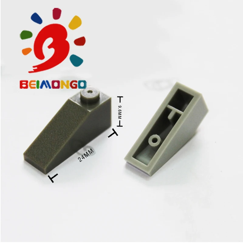 Строительные блоки BEIMONGO плитки на крышу 1x3 25 100 шт. умные детские игрушки сделай