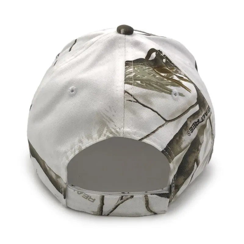 Охота Настоящее Дерево Камуфляж Бейсбол Кепки Для мужчин Snapback Белоснежка Шапки