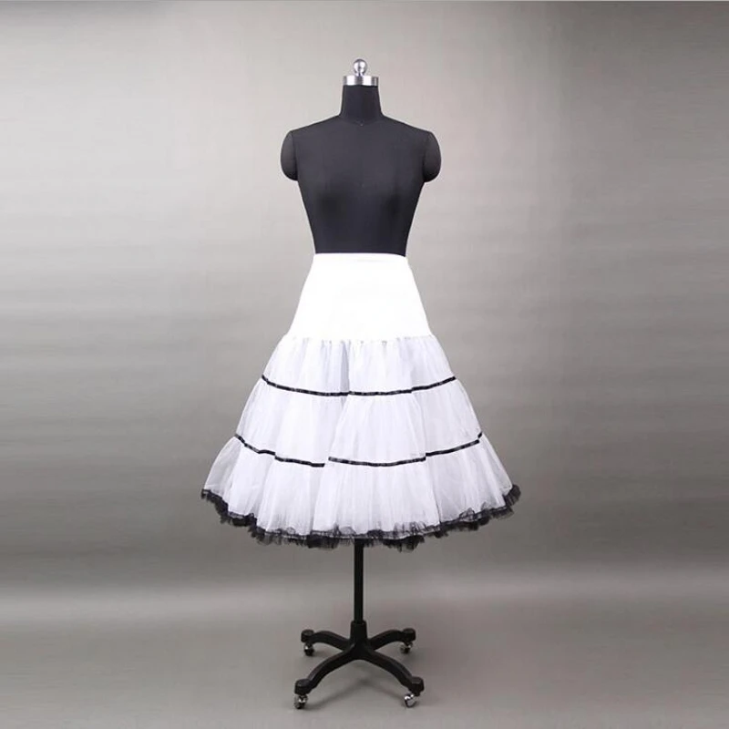 Crinoline Tulle Petticoat Short Woman Red Black Girl Skirt Underskirt Kinderen Jupon | Свадьбы и торжества